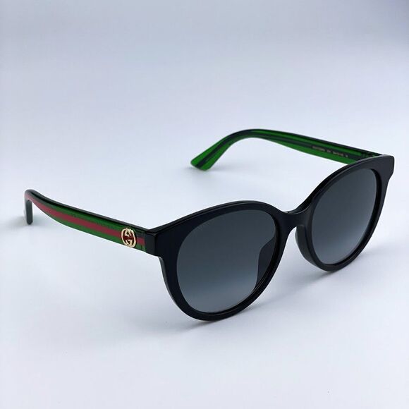 NEW GUCCI GG0702SKN 004 Black/Colorful Gray Gradient Round Women Sunglasses main image 12